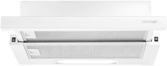 Concept OPV3560 60cm Black Expandable Extractor Hood 2 Power Levels 69W Built-in Cooker Hood (White)