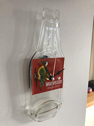 Bottleclocks Woodpecker Cider Wall Clock Made in the UK.