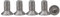 10 piezas M5x12 Tornillos para metales Torx Tornillos madera inoxidable Tornillo Mecánico de Cabeza Avellanada Accionamiento estándar Rosca Completa，para equipos de maquinaria y muebles para el hogar