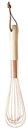Stainless Steel Whisk Egg Beater Rose Gold Manual Whisk Milk Cream Eggs Food Blender Mixer Kitchen Utensils Tools (Color : S)