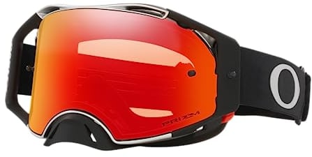 Oakley Airbrake Prizm Motocross Brille (Black/Grey,One Size)