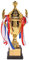 raspbery Grande Coupe Trophée - Trophée Or, Arcs Multicolores Coupe Trophée Inspirante pour Tournois Sportifs, Compétitions big Sale