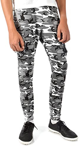 BEZLIT Kinder Jungen stylische Sport Trainings Freizeithose Grau Camouflage 152