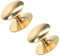 TERF® 35mm Traditional Victorian Polished Brass Cabinet Door Knobs 35mm Chest Drawer Cupboard Kitchen Wardrobe Door Pull Handle Knobs with Fixing Screw for Use Home and Office - Pack of 2