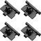VRMETA Lot de 4 blocs de rechange pour tondeuse à cheveux Wahl Magic Clip 8148/8504/8591/1919 - Pièce de réparation (4 noirs)