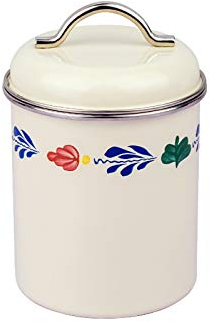 Récipient de sucrier Sucrier en métal Sucrier à café scellé Café Thé Bonbons Réservoir de stockage Sucrier à fond sans couture Le sucrier rétro est un bon choix for les cadeaux quotidiens Bols de stoc