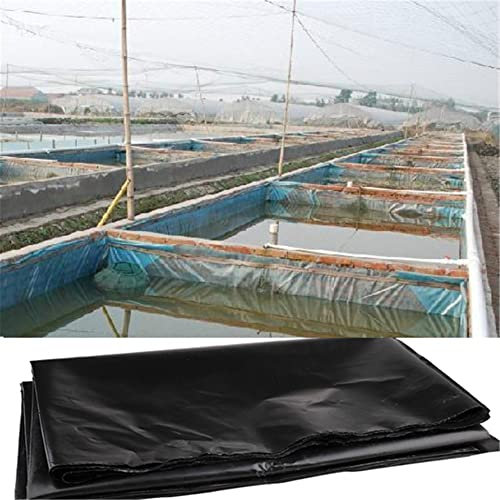 TITA-DONG Bâche de protection pour bassin - Noire et résistante - En caoutchouc - Préformée - Facile à couper - Pour bassins de jardin aquatiques, ruisseaux, fontaines, cascades, étangs à carpes koï