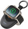 LVFAN Tragbares Ladegerät für Apple Watch, 1400mAh Powerbank für iWatch, magnetischer Reise-Schlüsselanhänger, kabelloses Ladegerät für Apple Watch Serie 10/9/8/7/6/5/4/3/2/SE 2/Ultra 2 – Schwarz