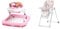 Bright Starts, June Berry Lauflernhilfe mit Spielstation & Spielzeug & Kinderkraft Hochstuhl YUMMY, Kinderhochstuhl