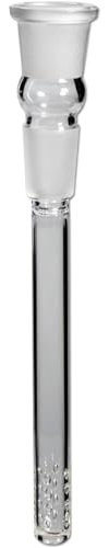Generisch Glas Chillum - Loch Diffusorkupplung - (18,8 oder 14,5) Schliff und Länge wählbar (18,8 mm, 18 cm)