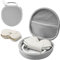 ProCase Kopfhörer Tasche Headphone Case für AirPods Max 2020 mit 2 Intelligenten Silikonabdeckungen, Reisetasche für Kopfhörer Tragetasche Headset Hülle Etui für AirPods Max Kopfhörer -Hellgrau