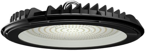 HOFTRONIC Pluto - LED High Bay 200W - 20.000 Lumen - 4000K neutralweiß - IP65 Wasserdicht - UFO Flimmerfrei - Hallenstrahler für Lagerhallen, Werkstatt & Industriebeleuchtug