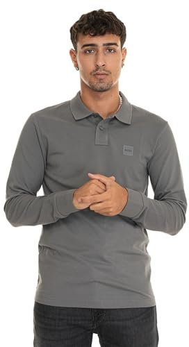 BOSS Mens Passerby Polo Shirt Charcoal XL