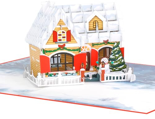 Favour Pop Up® - 3D Weihnachtskarte - ein ausgefallener handgemachter Weihnachtsgruß auch für Gutschein und Geldgeschenke. TM139