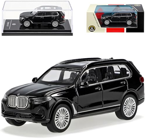 Generisch B*M*W X7 G07 SUV Schwarz Ab 2019 1/64 Paragon Jadi Modell Auto