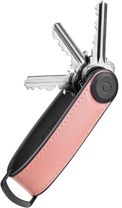 Key Organizer HYBRID Leather Pastel PINK ORBITKEY