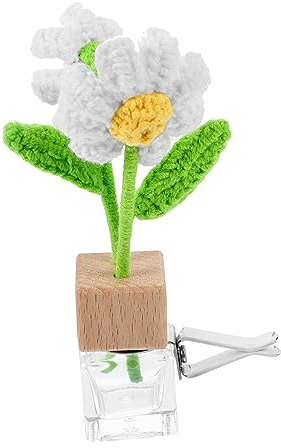 Zerodeko Difusor Casero Botella De Aroma Recargable Difusor para El Hogar Difusor De Aceites Esenciales Tarro Difusor De Girasol Botella Difusora Vacía Hilo Tulipán Frasco