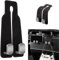 2Pcs Car Seat Back Double Hook, Headrest Hooks for Purses and Bags, Mobile Phone Holder, Multifunctional Purse Holder (Black)