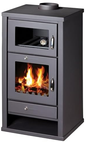 EEK A Victoria 05 Deluxe F - 11.3 kW Holzofen mit Backofen, Kaminofen, Heizofen
