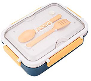 VDLLQYN, Las cajas de Bento aislaron la fiambrera/el trabajo/el estudiante/el acero inoxidable/la fiambrera portátil/para microondas ，Fiambreras(Green)