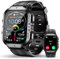 OUKITEL Military Smart Watch for Men, Answer/Make Calls Smart Watch for Android iOS,1.96 Outdoor Sports Fitness Tracker Heart Rate/Sleep Monitor, sport watch 120+ Sport Modes for IP68 Waterproof