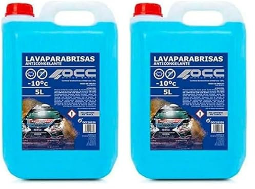 OCC MOTOR SPORT LIMPIAPARABRISAS ANTICONGELANTE 5 LITROS (Paquete de 2)