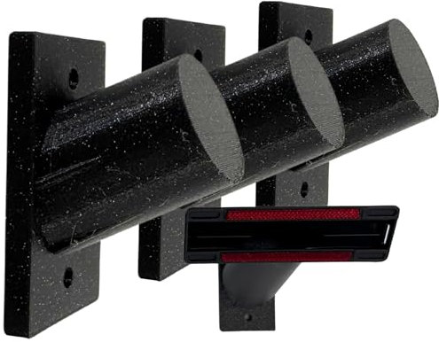 ULROAD 3 Stück Staubsauger Zubehör Wandhalterung für 35mm Düse Zubehörteile Halterung Aufsatz Halter Organizer kompatibel mit Bosch Siemens Miele Kärcher WD