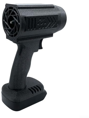ComfyHarbor 50mm Brushless Turbo Fan XL, 800-1000g Thrust, 700W High-Power Car Dryer, Compatible with for DeWalt 18V/20V Batteries (Battery Not Included), 3D Printed Carbon Fiber Body