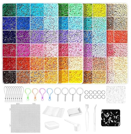 Fuse Beads Kit - Handmade Craft Set, Pixel Art Kit and Crafts Project for Teenagers Adults Birthday Holidays School Projects Family Activities Indoor Games Classroom