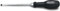 HAZET 803-55 Slot Profile Trinamic Screwdriver with Burnished Tips - Chrome-Plated