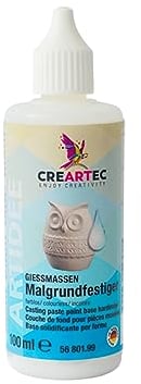 CREARTEC - Giessmassen Malgrundfestiger - transparentes Grundierungsmittel - 100ml - Made in Germany