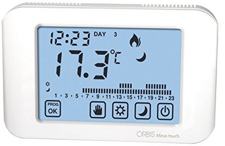 Orbis mirus touch - Cronotermostato mirus touch pantalla tactil blanco
