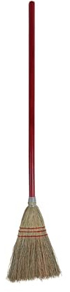 Boardwalk Corn Fiber Lobby/toy Broom, Corn Fiber Bristles, 39 Overall Length, Red