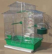 Vogelkäfig,Wellensittichkäfig,Exotenkäfig,60 cm Vogelkäfig Vogelbauer Wellensittich Kanarien Voliere Vogelhaus Käfig IZA 2 II in der Farbe grün