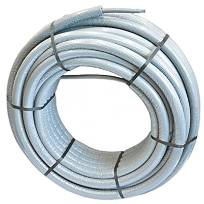 Viega Raxofix PE-Xc/AI/PE-Xc-Rohr 16 x 2,2mm, 6mm Wärmedämmung grau, 50m Ring