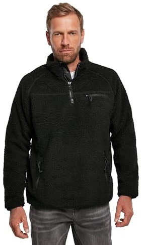 Brandit Teddyfleece Troyer, Farbe: Black, Größe: 5XL