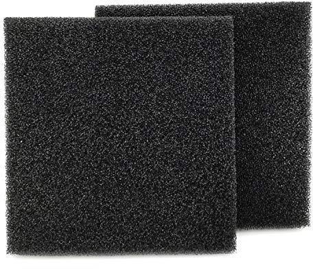 Hipanda Bio Sponge Filter Media Pad,Filter Foam, 9 x 9 x 1, 2pcs