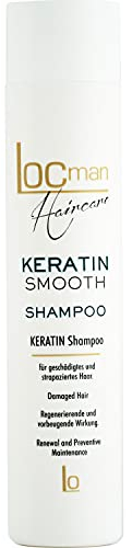 LOCMAN Keratin Smooth Shampoo - 300ml - Belebt mit der Keratin-Formel und verhilft zu einem gesunden Haar. (300ml)