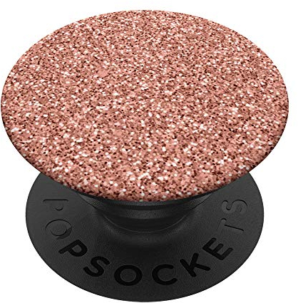 Niedliches realistisches Glitch Pink Roségold PopSockets Klebender PopGrip