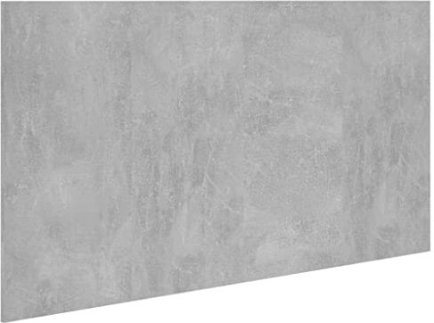 vidaXL Tête de Lit Murale Meubles de Chambre à Coucher Accessoire de Lit Tête de Cadre de Lit Double Gris Béton 160x1,5x80 cm Bois d'Ingénierie