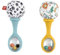 Fisher-Price Babys Rumba-Rasseln, Rasseln für Babys sensorische Spielzeuge für Neugeborene Babys ab 3 Monaten, HMF34