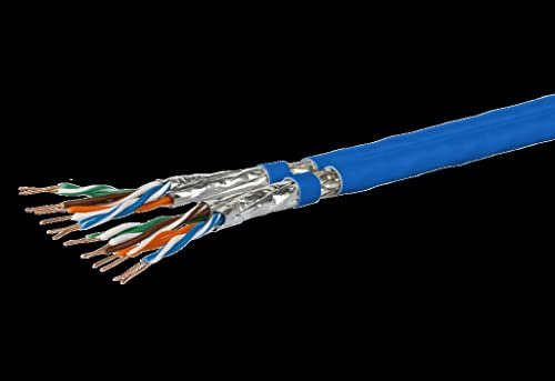 METZ Connect Verlegekabel Duplex Cat 7A S/FTP MC GC1300 pro22, LSZH, blau 500m