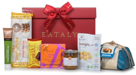 EATALY – Peccati di Gola – Cesto Gastronomico con Specialità Italiane – Box con 9 Dolci Golosi – Confezione Elegante – Perfetto per Regali e Occasioni Speciali