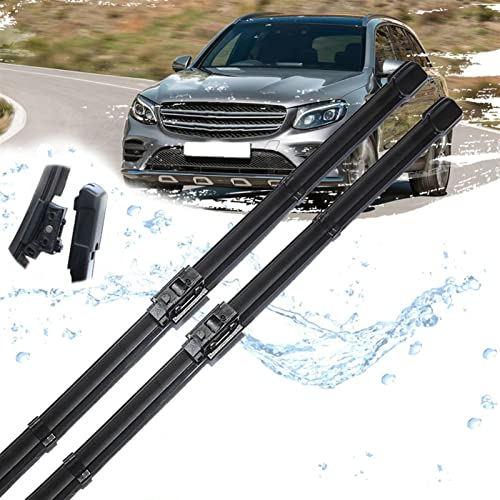 MSRAO Scheibenwischer Für Mercedes-Benz GLC Klasse X253 C253 200 250 300 220d 250d 43 63 AMG 4Matic Autowischerblätter Scheibenwischer Autozubehör