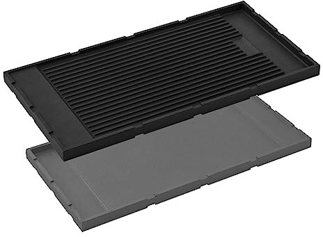 HG-GRZ-NS Grillplatte Ersatzteile für ZLINE Gasherd Top Teile Hoher Rost Gusseisen Reversible Grillplatte ZLINE 24 30 36 48 60 Zoll Gasherd Range Elektroofen Grillplatte Top Pan 1 Stück