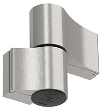 NAJDER Aluminium-Türscharnier - Jocker Typ - Aufschraubband - Doppelscharnier - Scharnier - für Türen - 1 Stück -Montageabstand 67mm - Farbe INOX