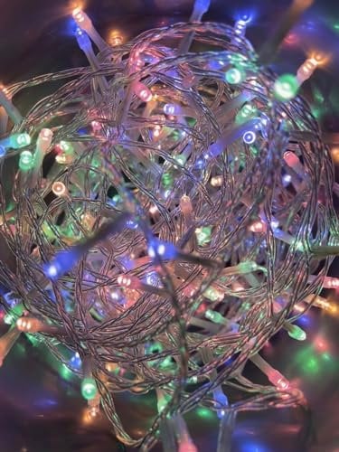 Garden Store Direct GSD 50/100/200 LEDs Battery Operated Fairy Lights Waterproof Indoor/Outdoor 8 Changing Modes Timer Christmas Wedding Party Birthday Decorations (100 LED's, Pastel Shades)
