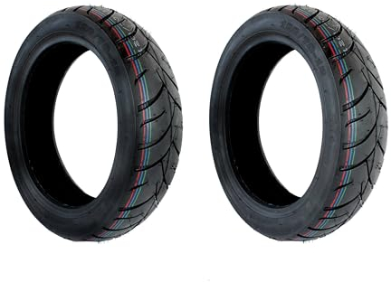 2x Reifen 120/70-12 Zoll TL 51J PR507 für Roller, Motorrad 50ccm - 150ccm wie Piaggio Fly, Peugeot Speedfight, MBK Booster, Kymco Agility, Yamaha Aerox