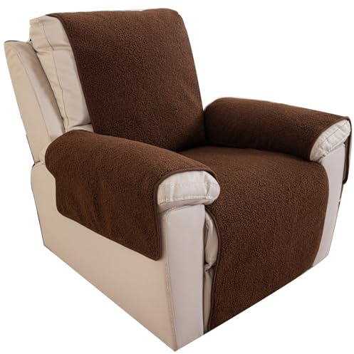 SDNAM Sesselbezug Sesselschoner Sessel-Überwürfe Relaxsessel Sesselauflage Relax,1 Sitzer Schutzbezug Antirutsch Husse für Relaxsessel Komplett, Elastisch Bezug (Color : 45@)