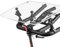 TFD Acryl-Halterung für Fahrräder, universeller Laptop-Tablett, verstellbarer Laptop-Ständer für Heimtrainer, Fahrradzubehör, Fahrradhalterung, Trainingstablett für Laptop, Bücher und mehr